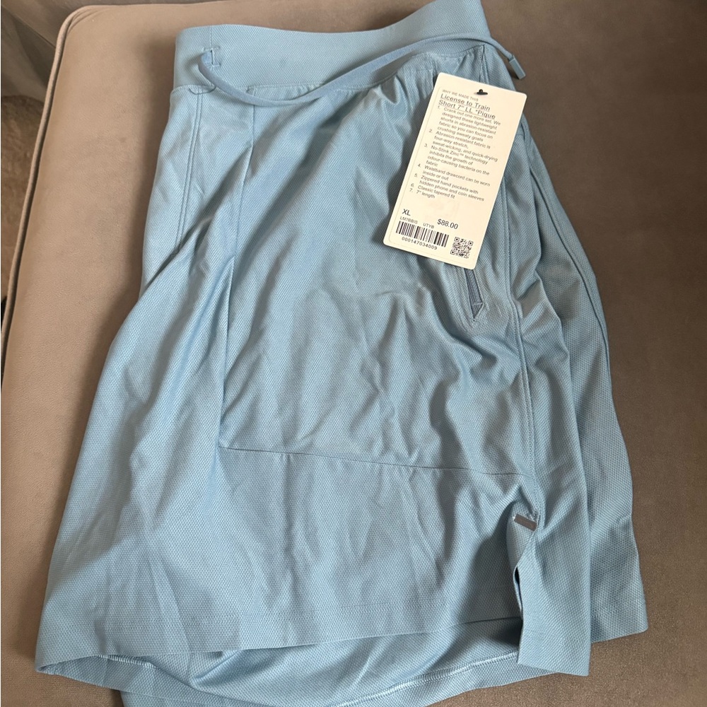 Light Blue Athletic Shorts